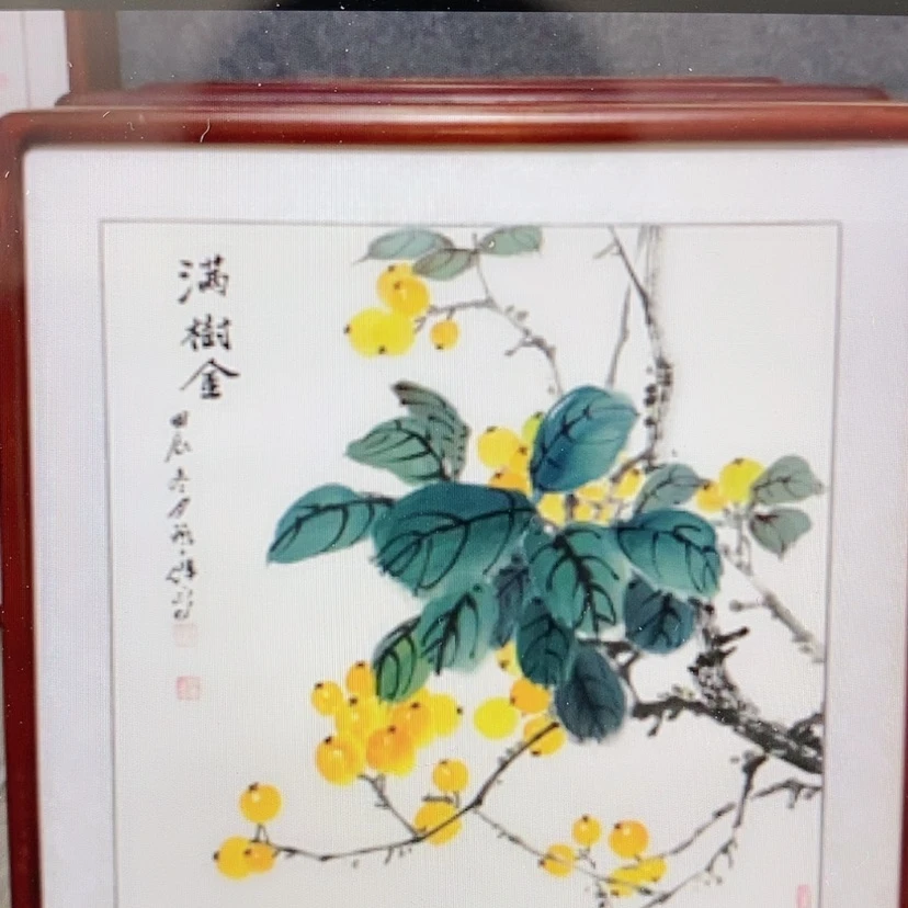 【闪购商品】国画时*·书画作品带框65×65厘米