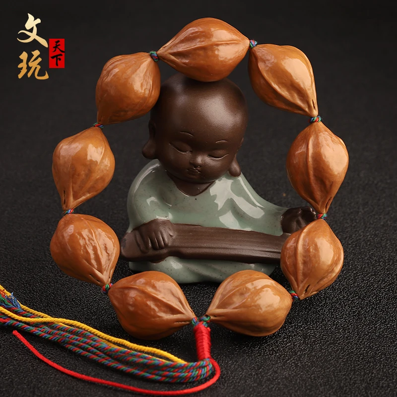 【25尺寸】精挑细选橄榄核老树树王料鲨鱼背蒜头料