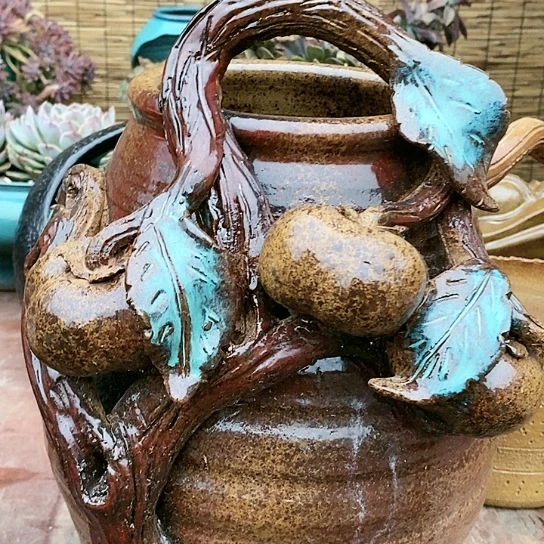 【闪购商品】紫砂花盆17.38花盆无孔