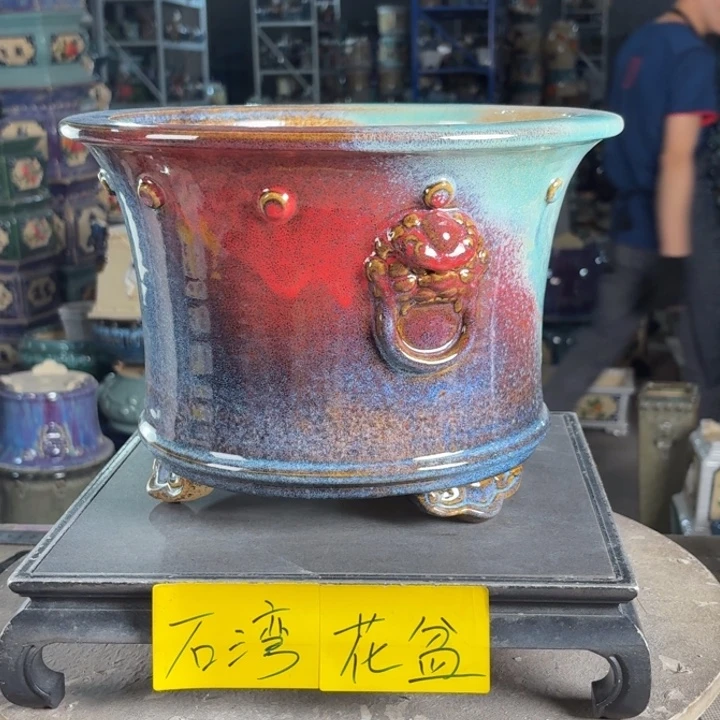 一风堂石湾花盆 内25*18