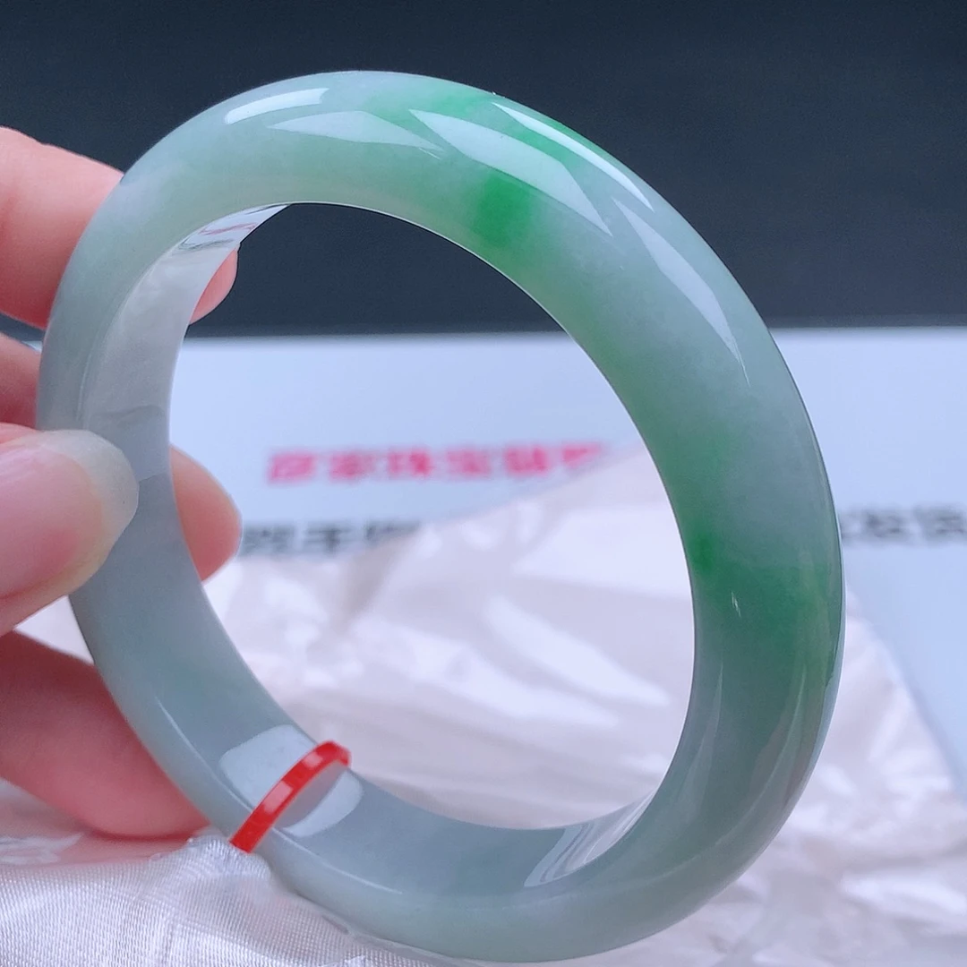 翡翠未镶嵌手镯手镯001387