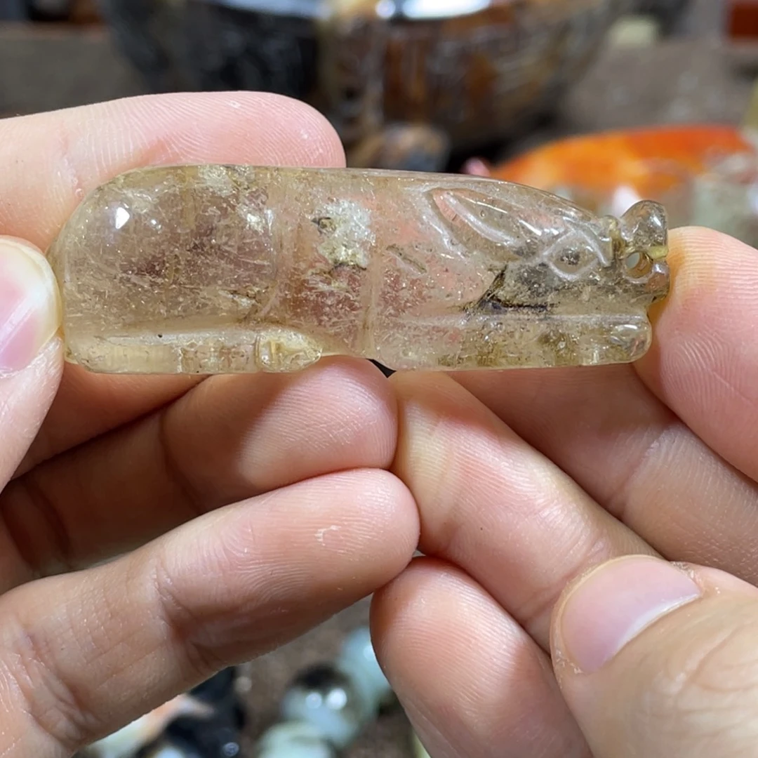 和田玉未镶嵌吊坠(不含链)瑾**晗