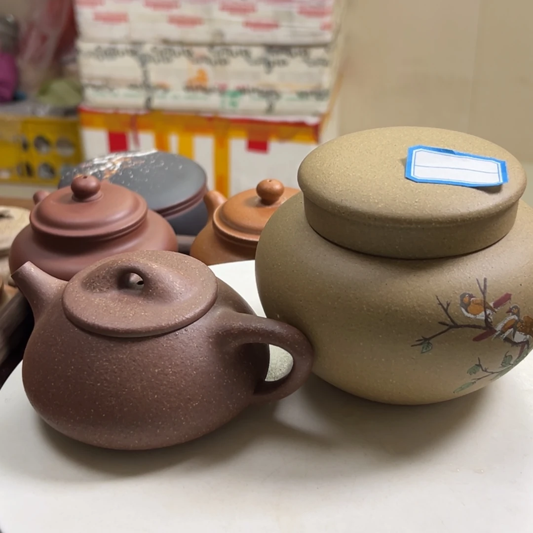 茶壶紫砂五彩段泥石瓢180