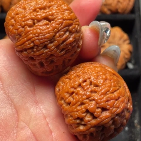 文玩核桃把件秦岭山脉核桃