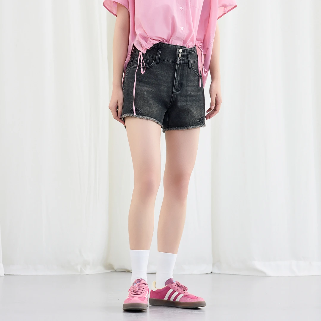 【籽言专属】佳人苑短裤女夏季新款J427037