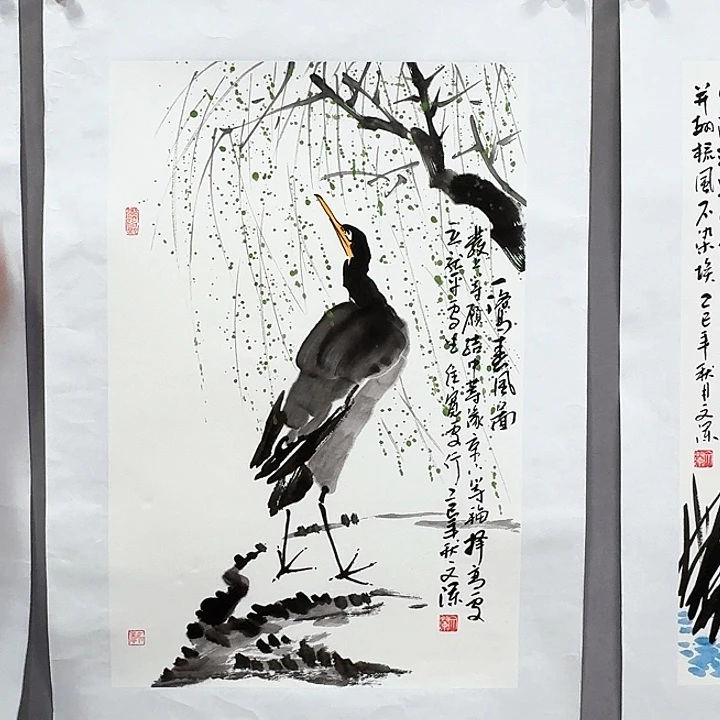 国画亲笔手绘放心去藏