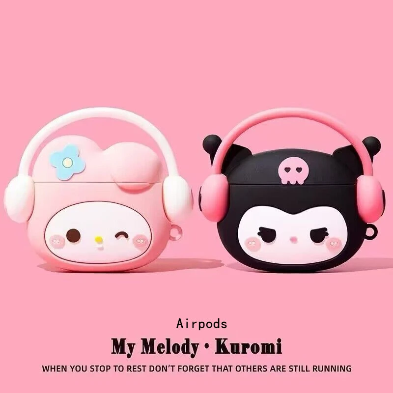 库洛米美乐蒂适用苹果airpods4代保护套硅胶airpods1/2耳机壳pro2