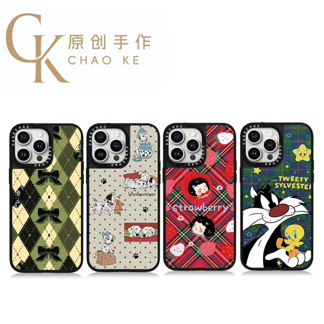 潮K原创手作卡通时尚创意iphone16/15/14防摔全包卡通苹果手机壳