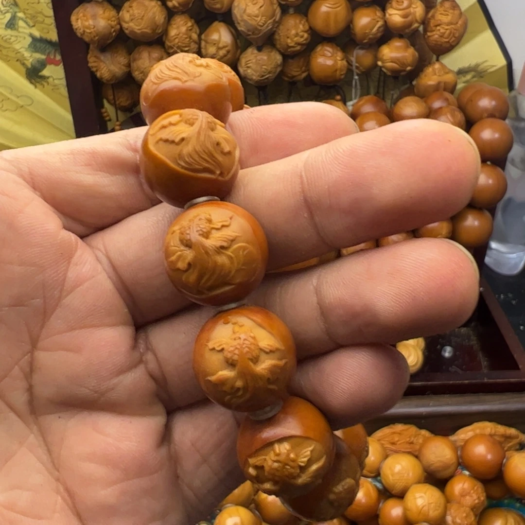 橄榄核手串/手链1.8光洙金玉满堂