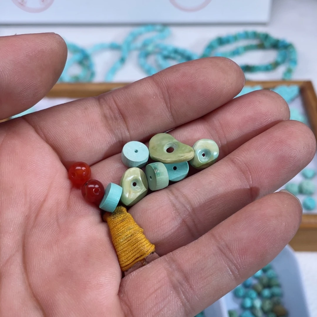 A***g南红玛瑙未镶嵌颈饰014