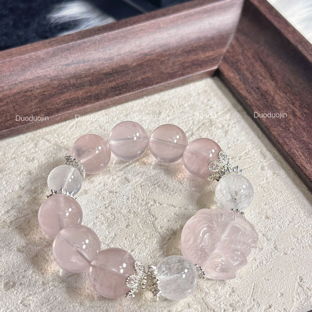 拍2件【狐影】马粉狐牌天然水晶手串手链拍1件默认发半条