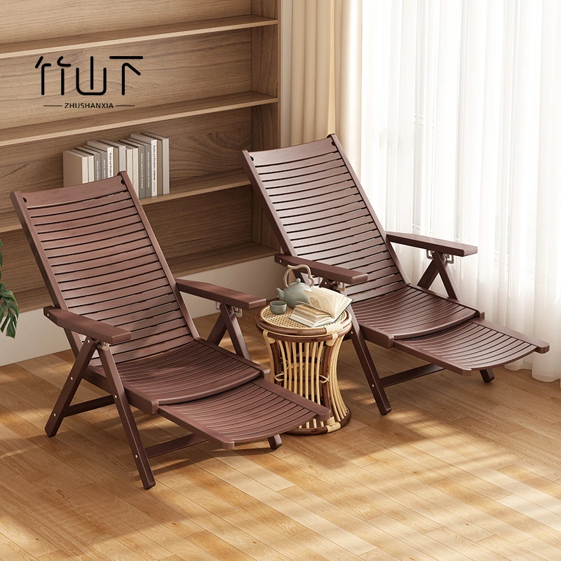 躺椅可躺可坐可睡家用成人阳台简约逍遥椅办公室休闲可折叠午休椅