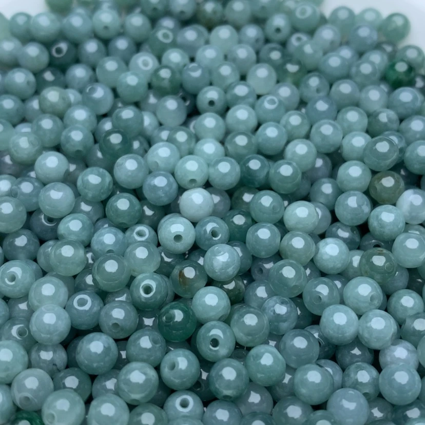 【闪购商品】翡翠手链未镶嵌卡4.8蓝水100颗