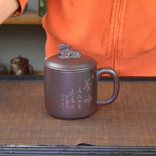 紫砂茶杯高货放漏