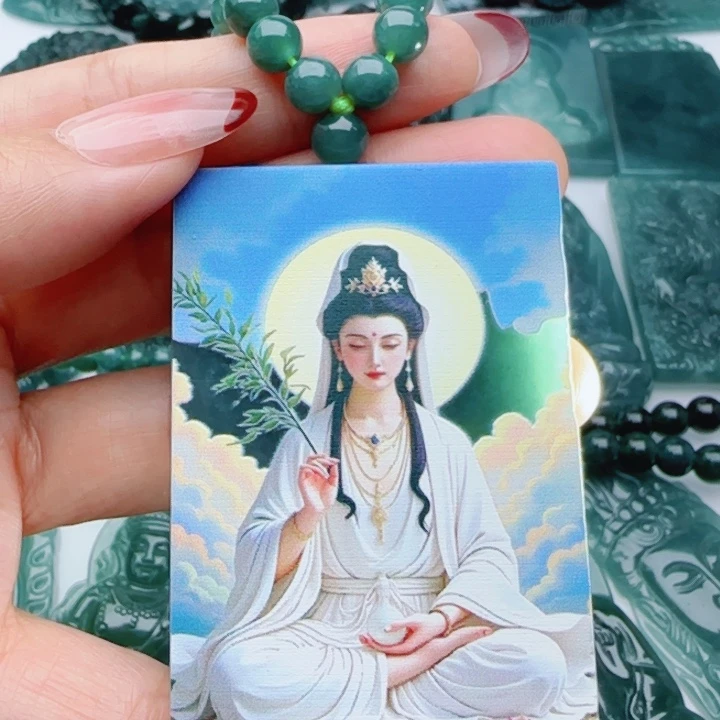 翡翠未镶嵌颈饰多样性发货天然A货翡翠