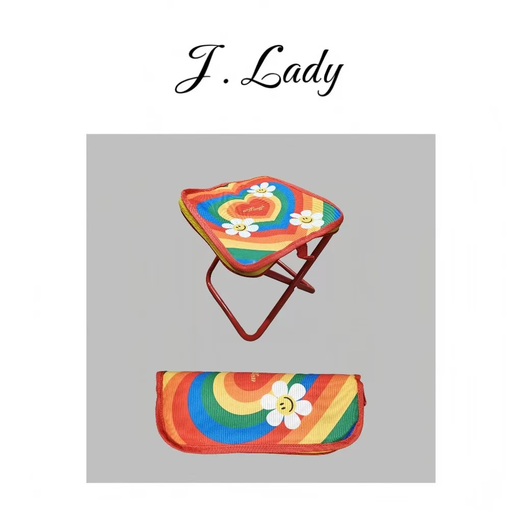 【直播间展示为主】粉丝许愿户外多巴胺折叠小马扎