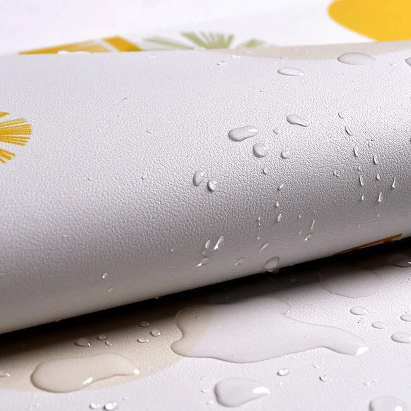 方形皮革免洗隔热餐垫防烫桌垫防水北欧风复古卡通pvc防油碗垫小