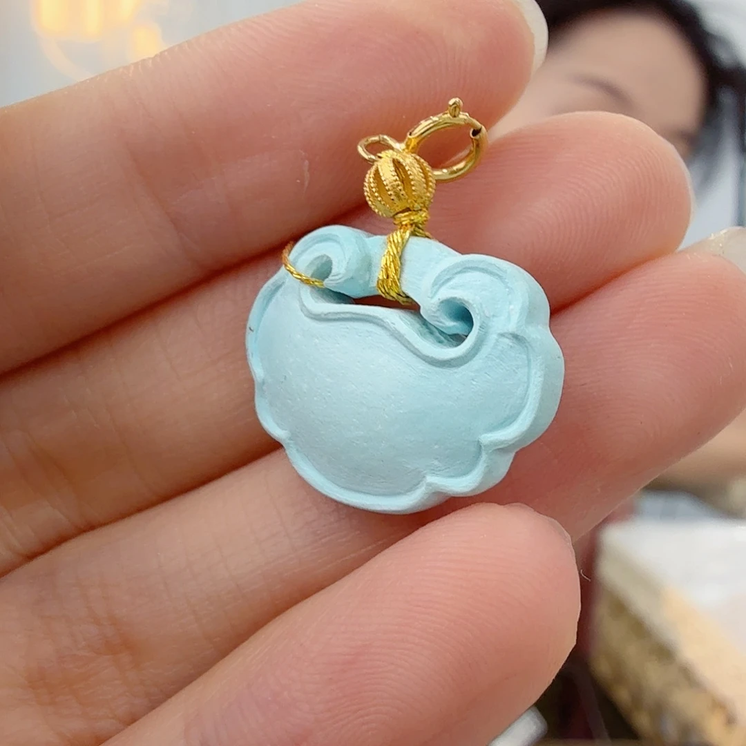 绿松石未镶嵌珠宝半成品