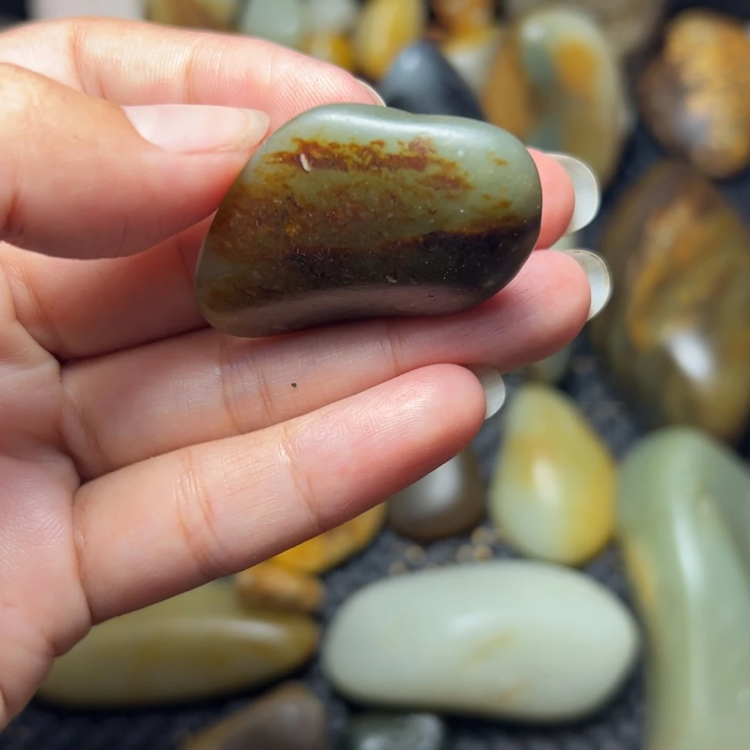 和田玉未镶嵌挂件109