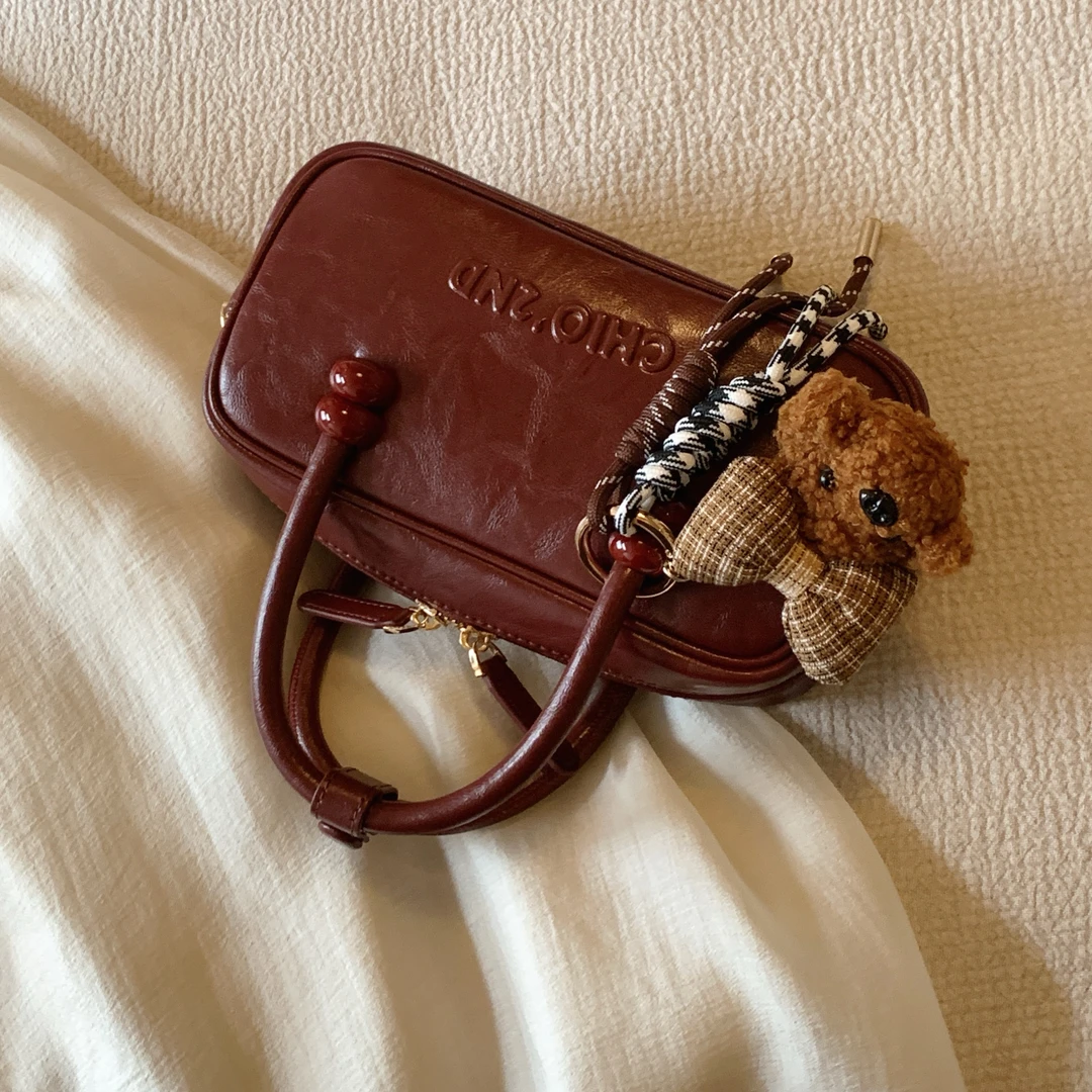 南风Chio2nd 暖秋贝果枕头包款斜挎包女包2025新款复古手提单肩