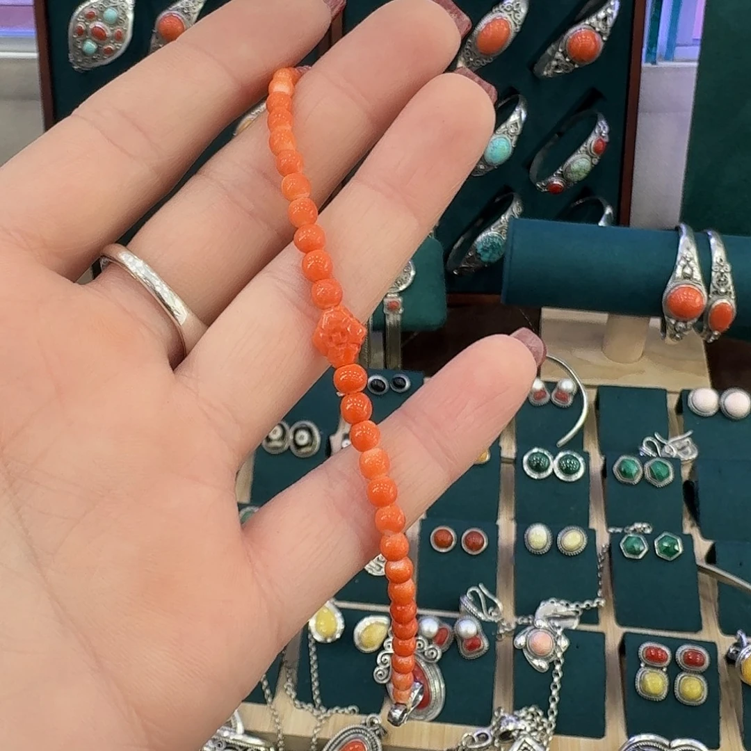 尼***石英石纯铜儿童手链