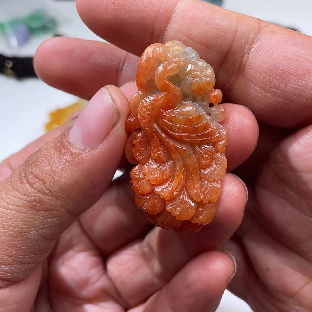 颈饰未镶嵌翡翠翡玉缘翡翠