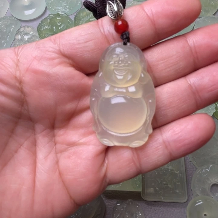 岫玉吊坠(赠链)未镶嵌