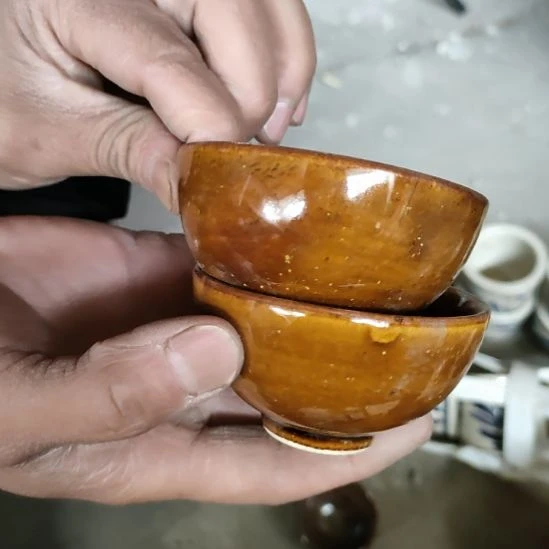 陶瓷五厂茶壶小碗