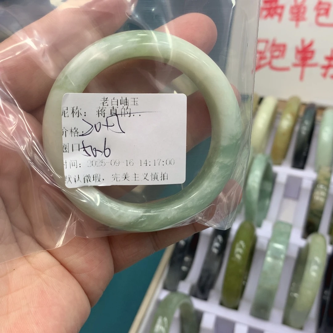 蒋***.未镶嵌蛇纹石玉手镯