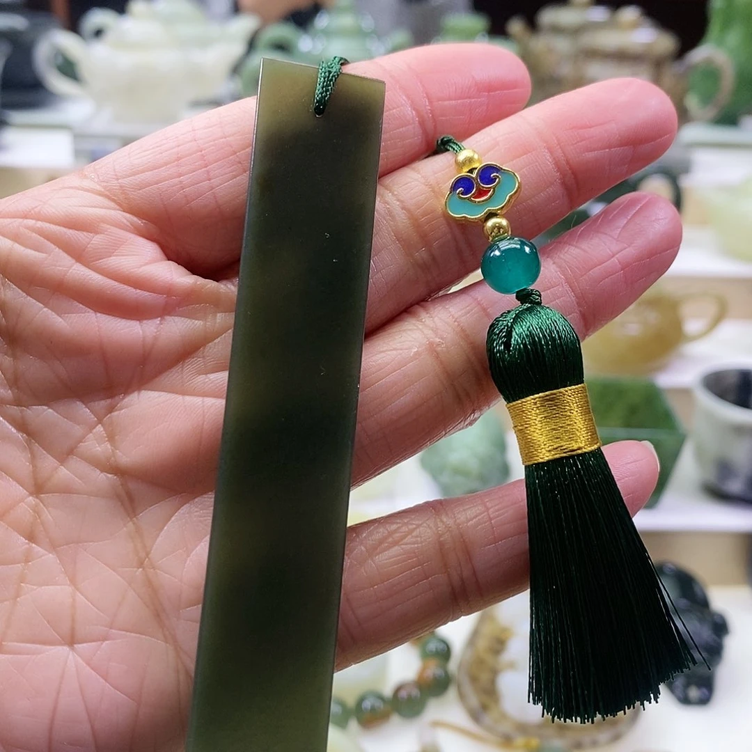 和田玉书签未镶嵌