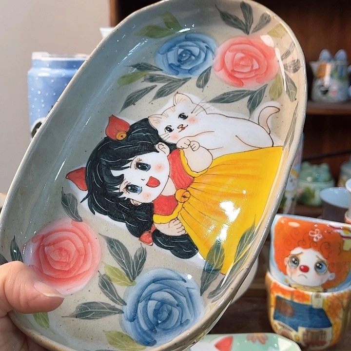 陶景德镇釉下手绘陶瓷