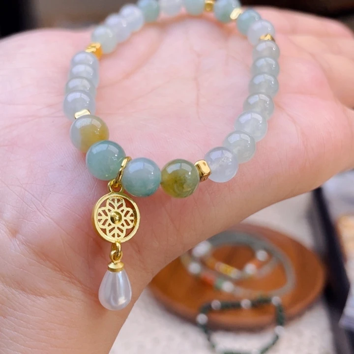 未镶嵌手链翡翠翡翠