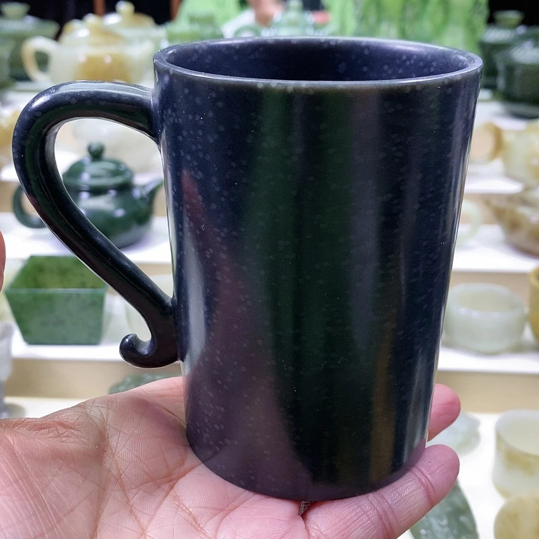 和田玉茶杯未镶嵌