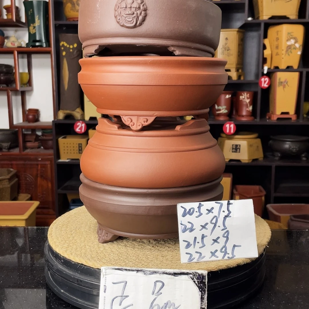 紫砂D-婉秋紫砂花盆