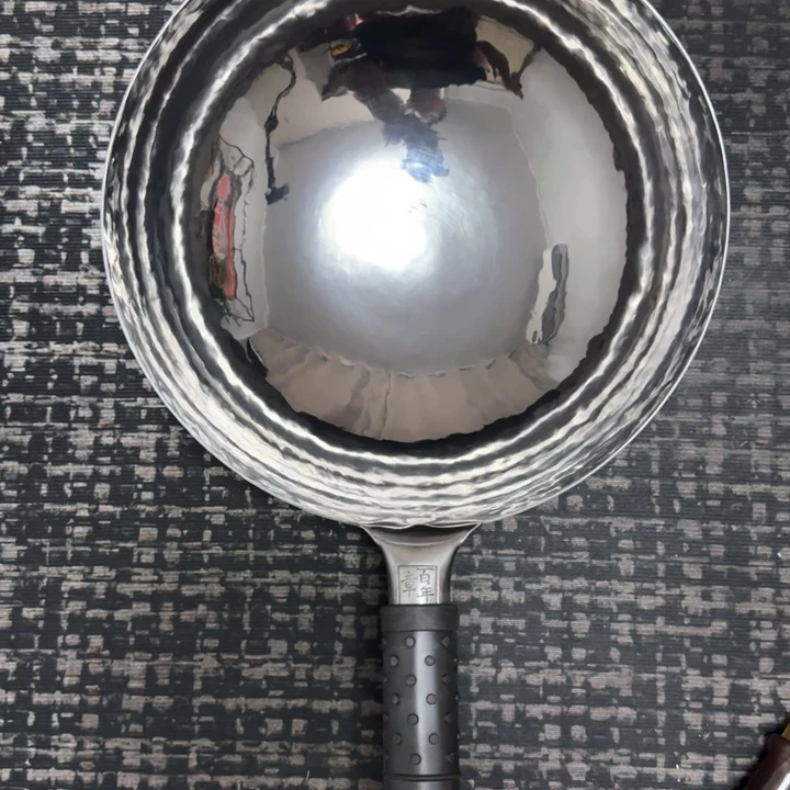 用***0熟铁手工锻打铁锅32