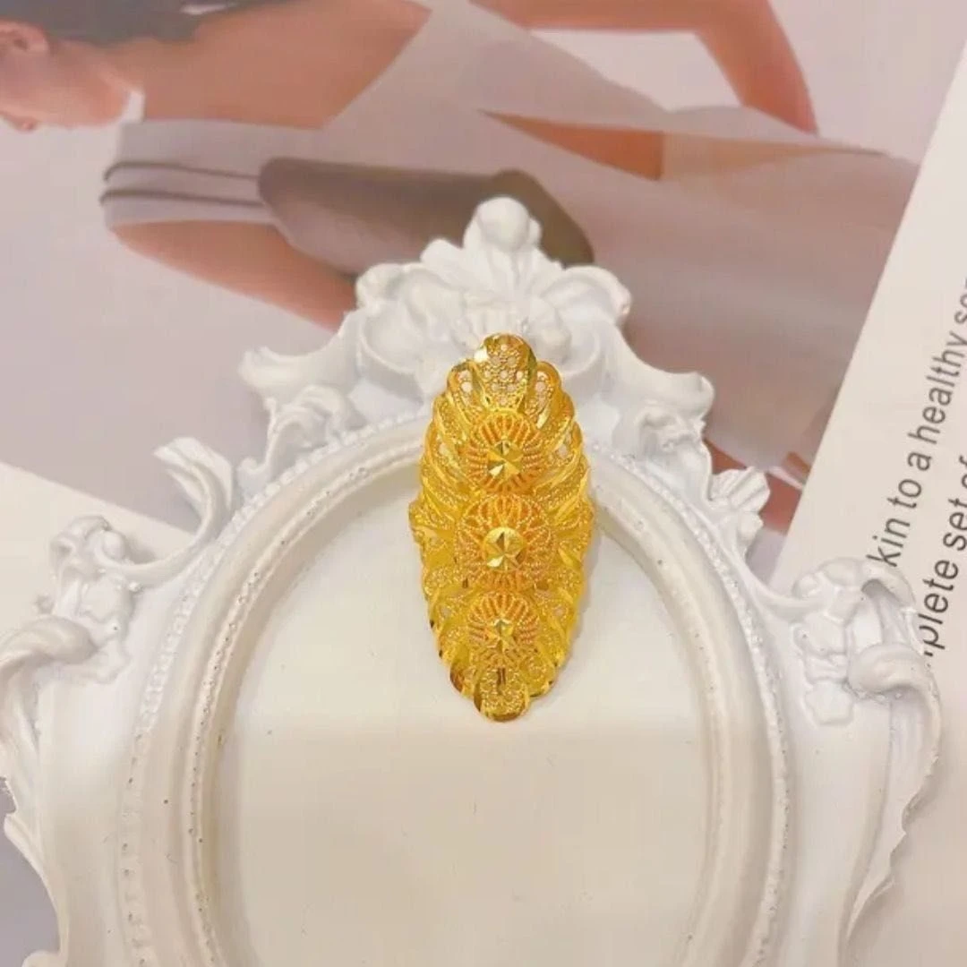 铜合金亚克力戒指 铜合金亚克力戒指 时尚高颜值网红戒指不易掉色