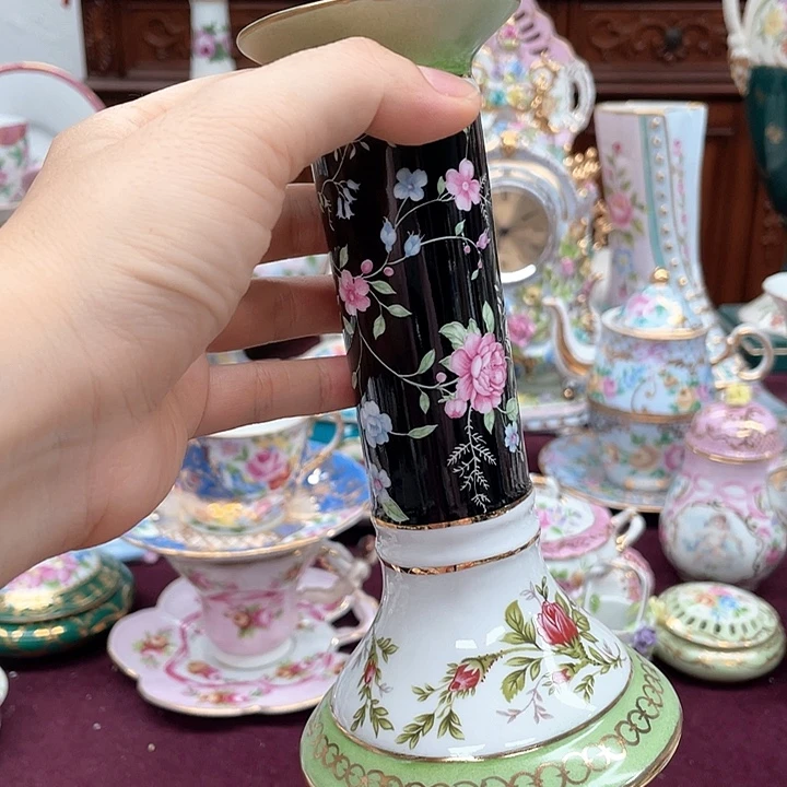 杯碟陶瓷摆件陶瓷微瑕
