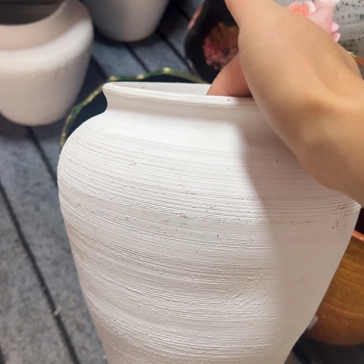 粗陶盆默认打孔高20口14