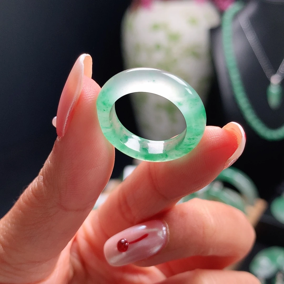 心***属石英质玉未镶嵌戒圈