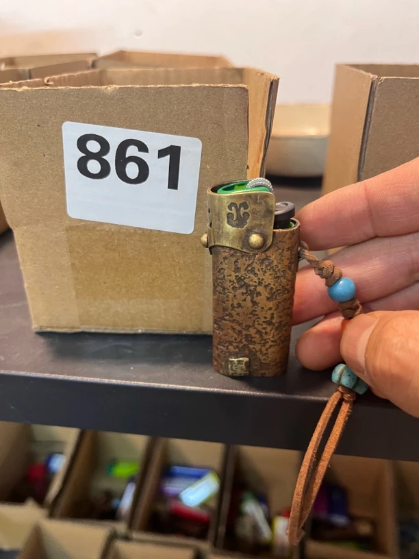 加厚金属打火机壳个性老式怀旧861