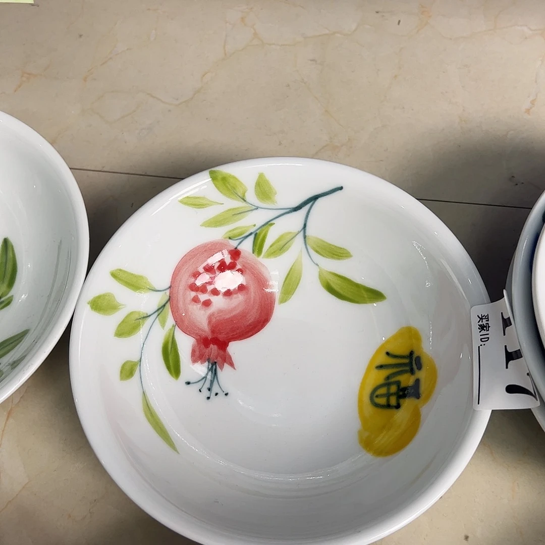 瓷片景德镇陶瓷手工手绘制作