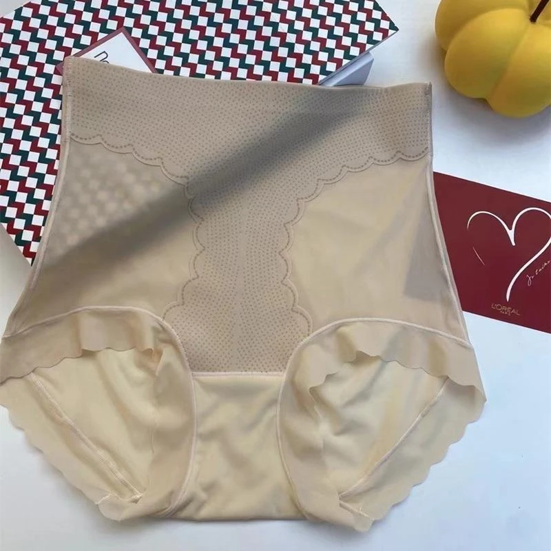 维多利亚春季新款中高腰无痕冰丝裸感轻压收腹提臀裤蚕丝底裆内裤