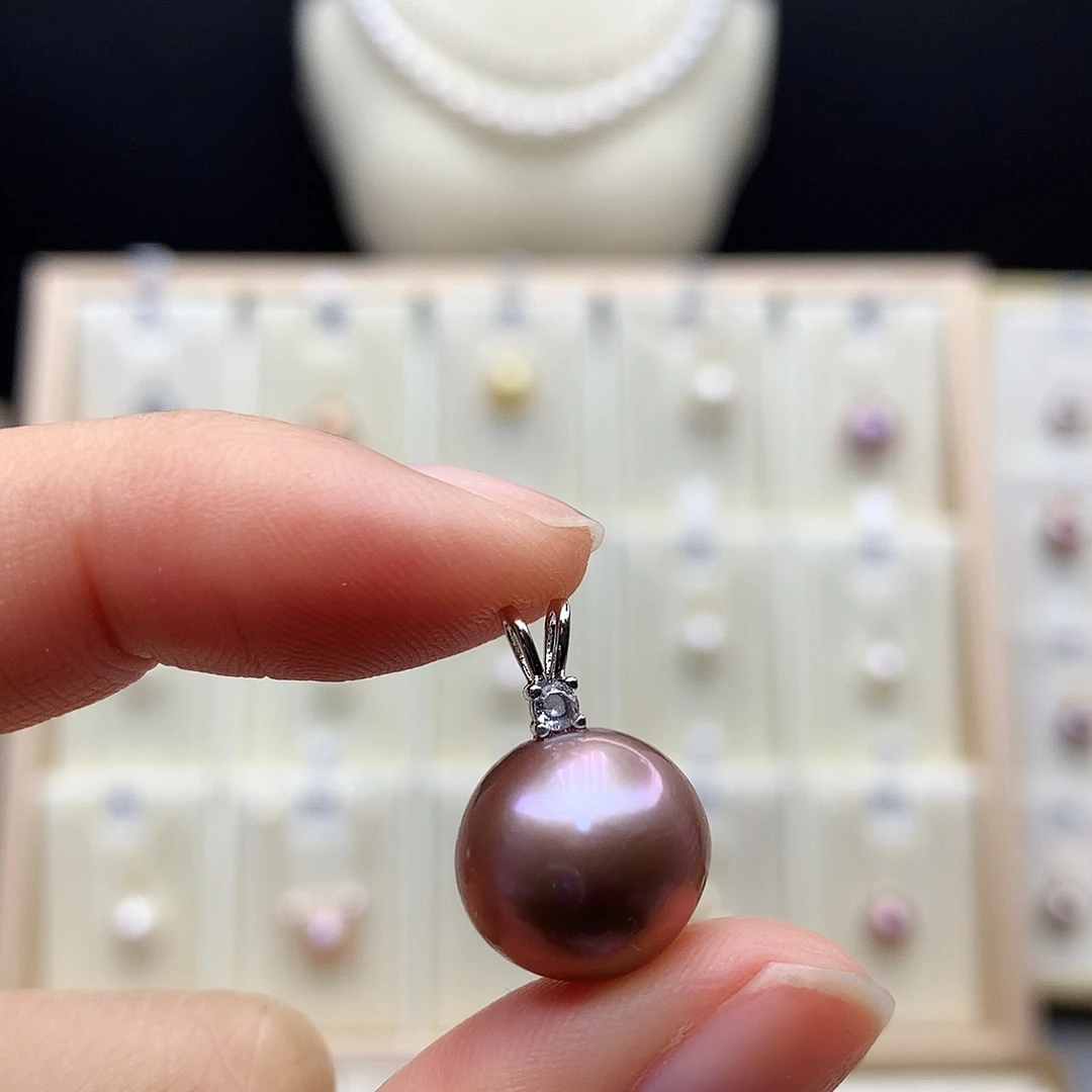 颈饰合金淡水珍珠