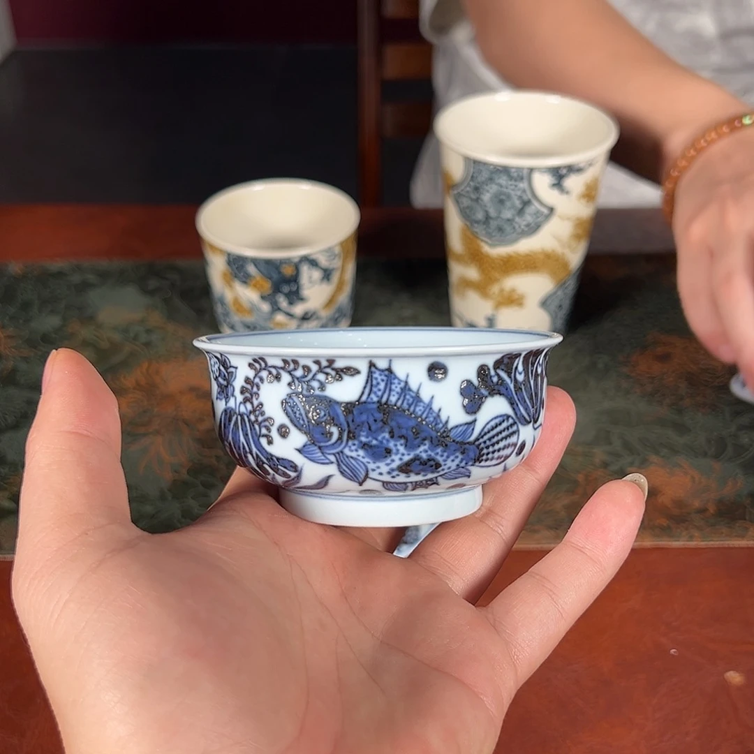 杯景德镇手绘陶瓷