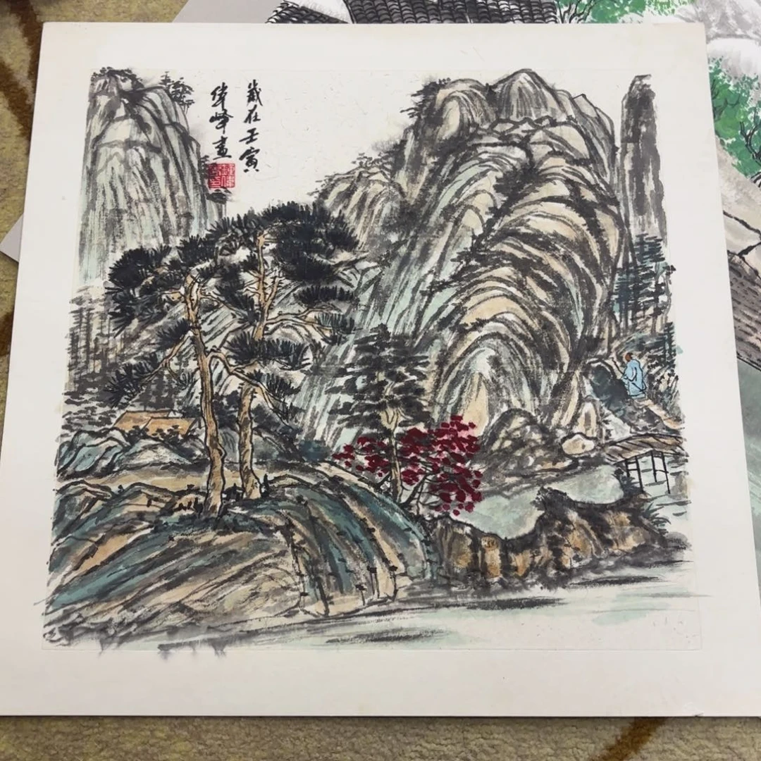 国画国画老师作品刘