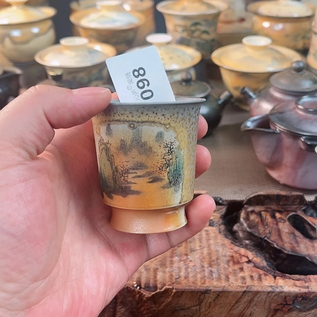 【闪购商品】依*沁庐柴窑古法柴烧全手工茶具