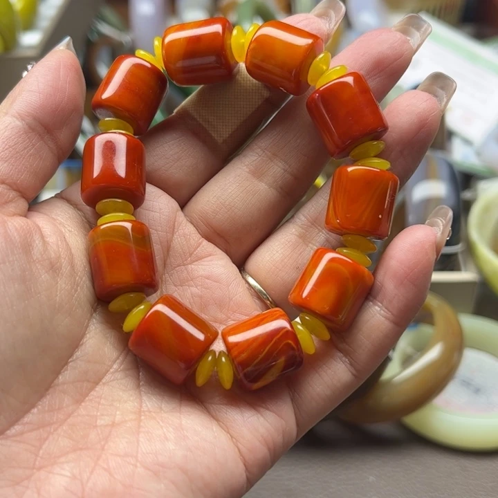 玛瑙/玉髓手链未镶嵌