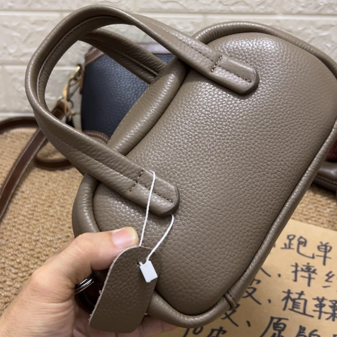 【闪购商品】头层牛皮灰色