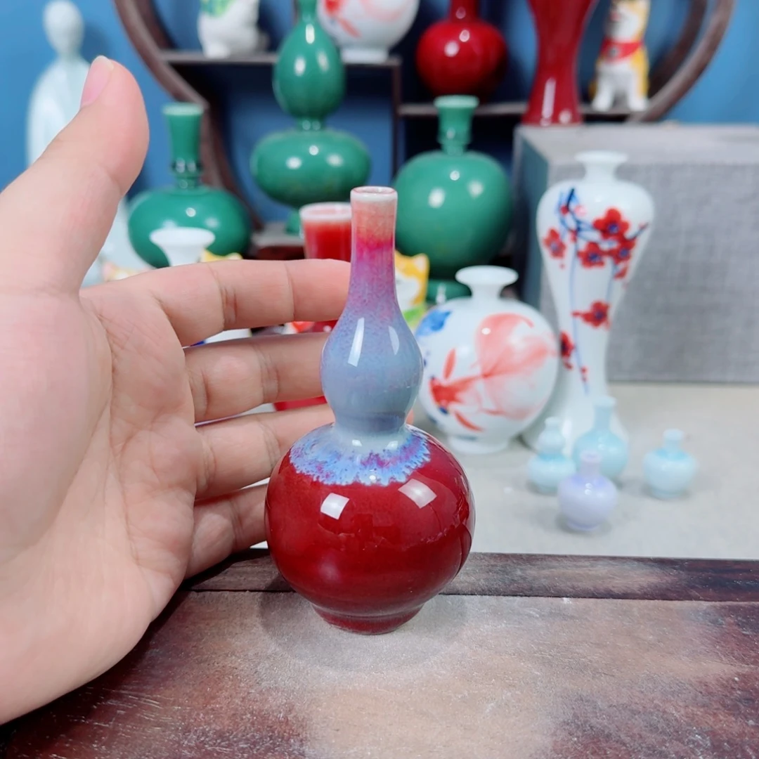 陶瓷手工小花器摆件