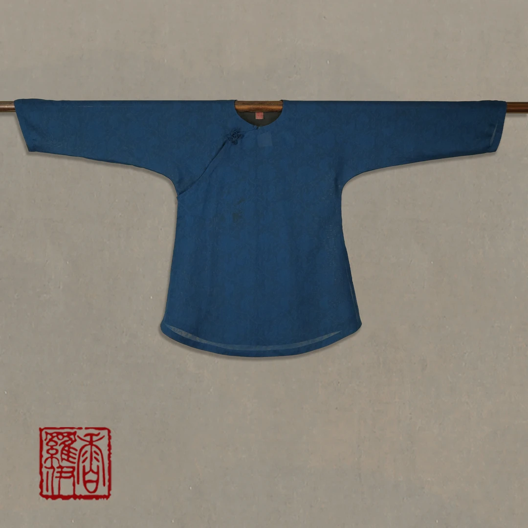 香罗伊【玄缘衔彩】传统复古中式提花上衣